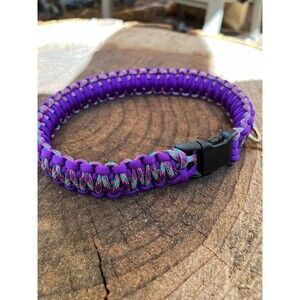 Fits 17 in. Neck Size, King Cobra Paracord Dog Collar HANDMADE NEW